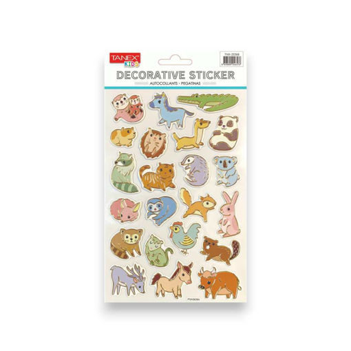 Picture of TANEX KIDS DECORATIVE CUTE BABY ANIMALS STICKERS